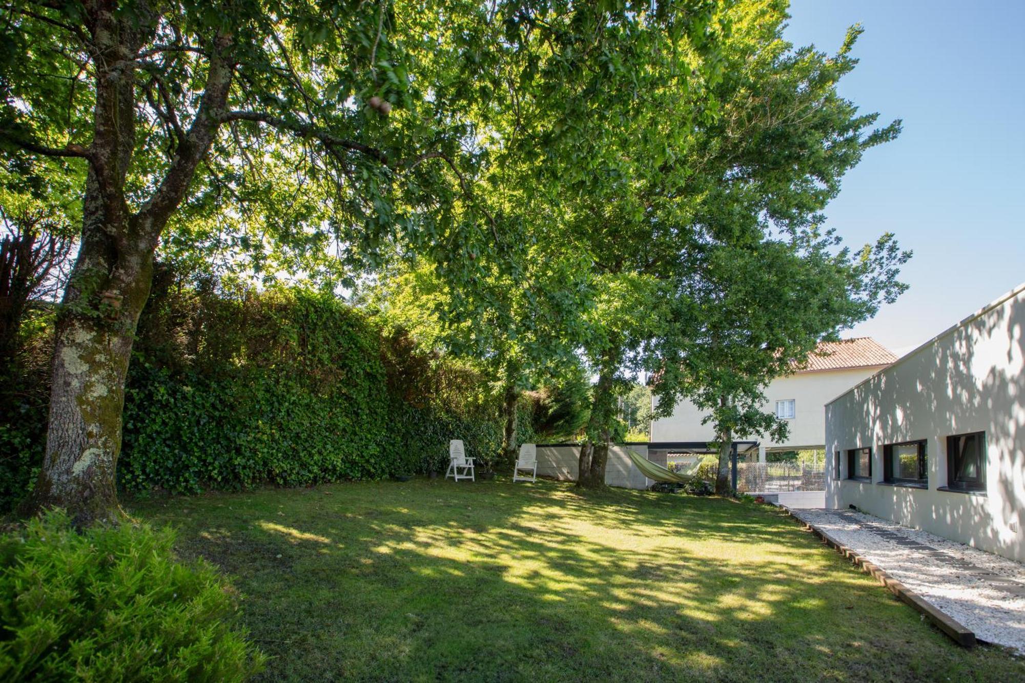 Villa con piscina y jardín, Santiago de Compostela Teo Exterior foto